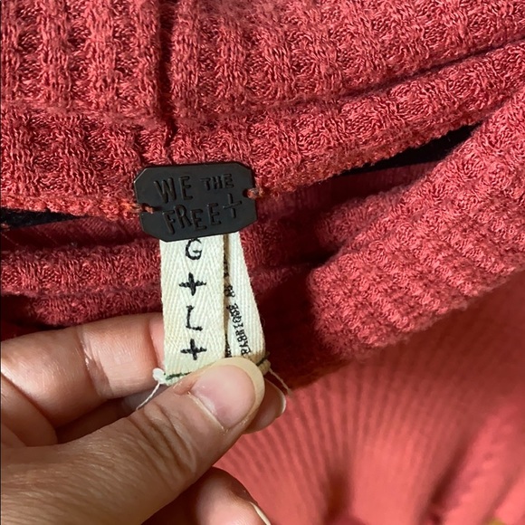 Free People Cozy Knit Cowl Neck Sweater - Picture 2 of 3